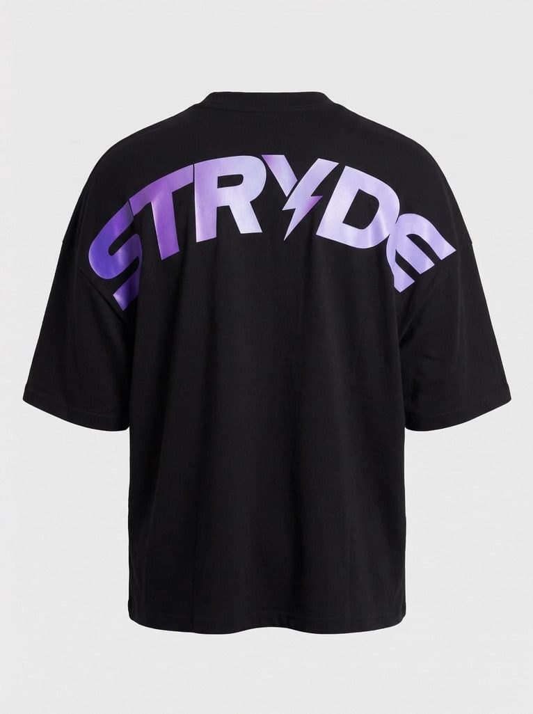 T-shirt oversize noir STRYDE
